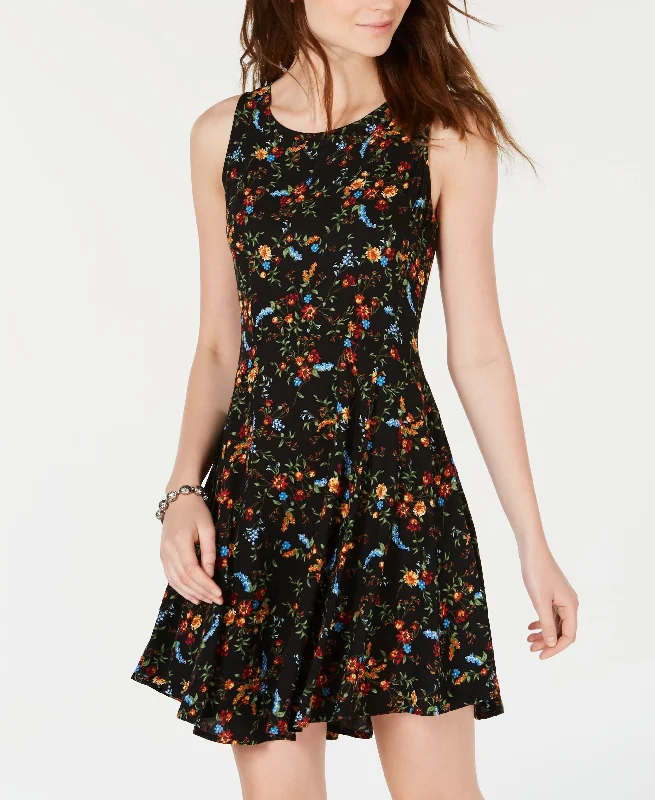 Today's Special Be Bop Juniors Printed A Line Dress