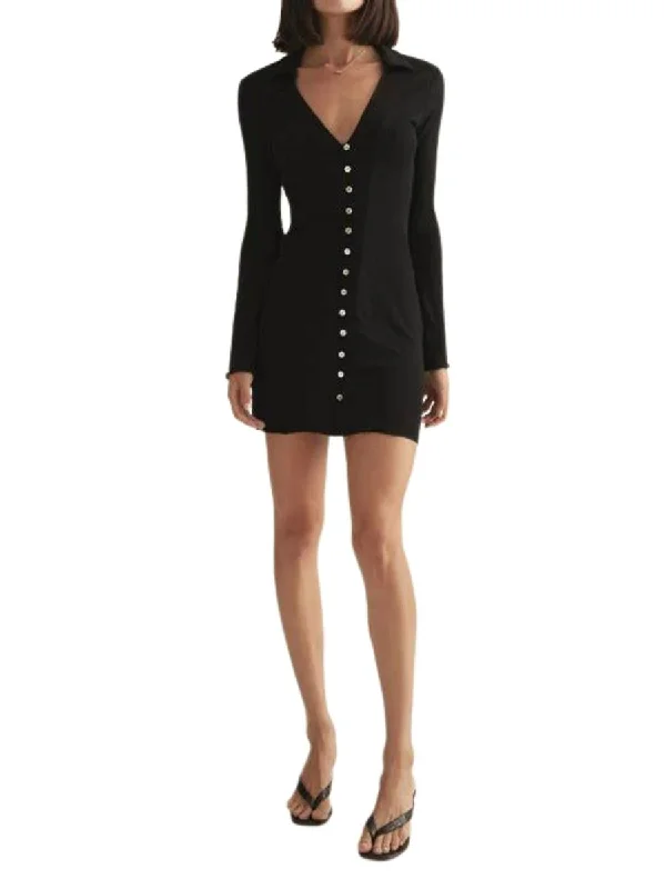 Referral Discount Bianco Dress Black