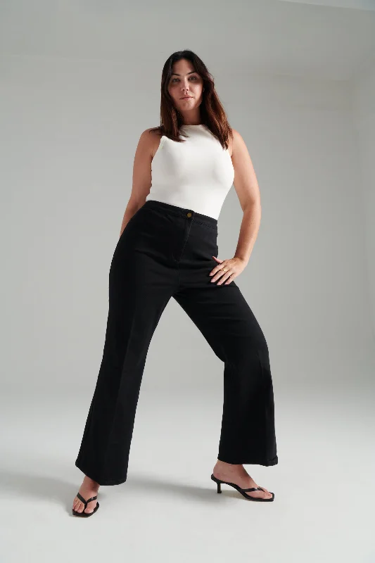YEAR-End Clearance Dalita Denim Trouser—Black