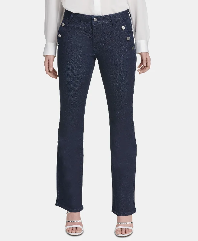 Today Only DKNY Wide Leg Denim Trousers