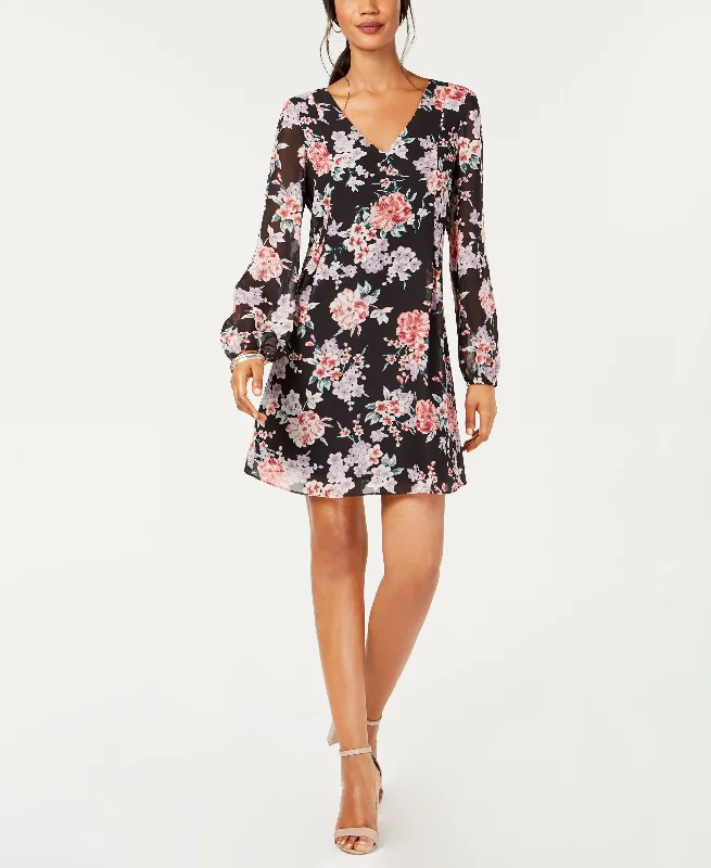 Price Blitz Floral Print Shift Dress