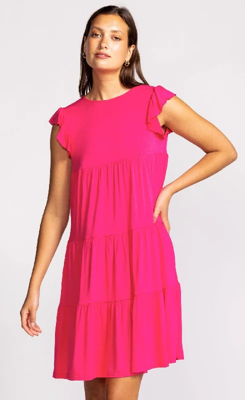 Flash Sale Pink Martini Gillian Dress | Fuschia + Black