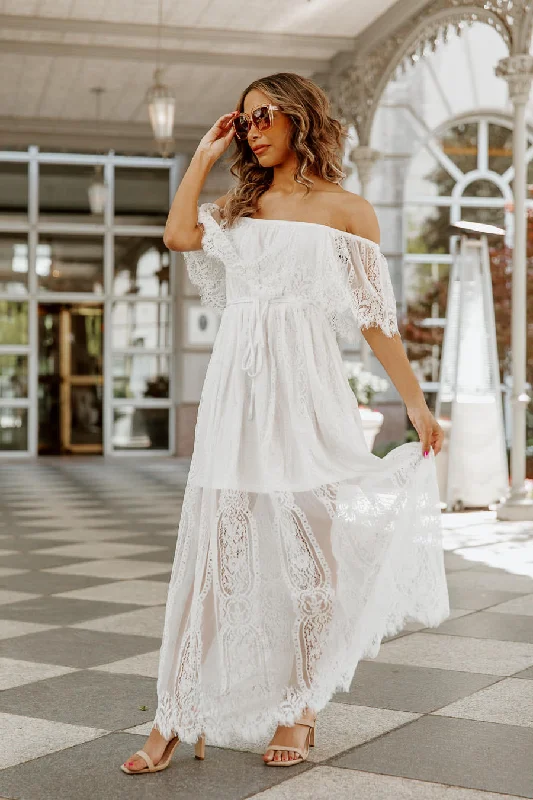 Best Bargains GLORIA OFF THE SHOULDER MAXI DRESS