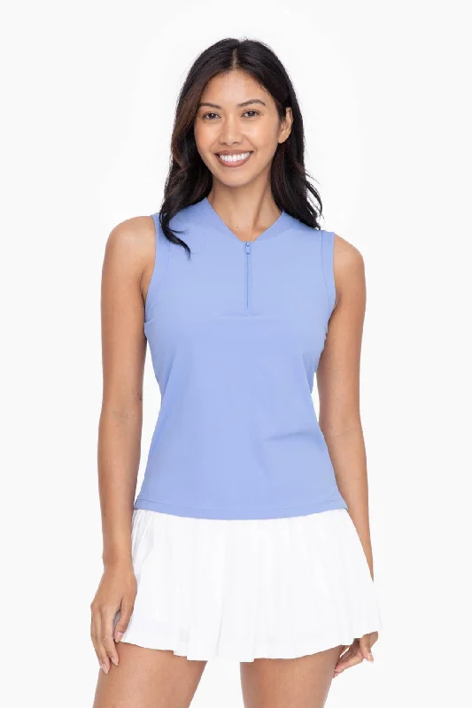 Fantastic Offers Half Zip Mandarin Collar Active Top