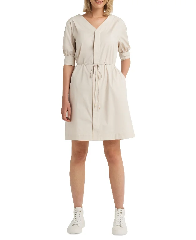 Bonus Savings H Halston Womens Button Dress