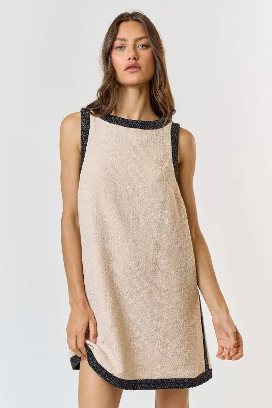 Amazing Deals Claudia Contrast Mini Dress