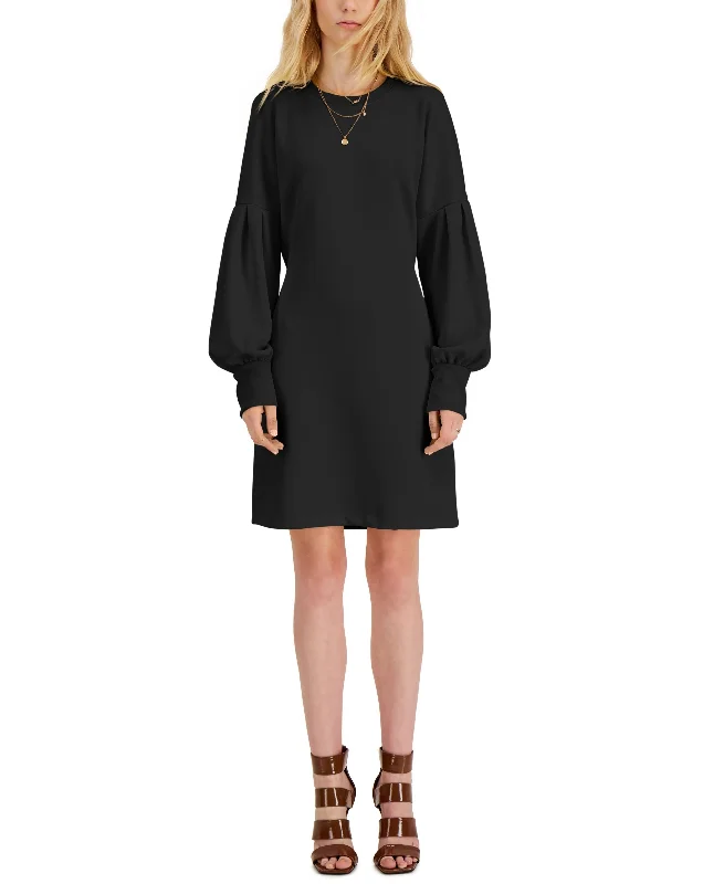 Closeout INC International Concepts Cutout Waist Sweatshirt Dress
