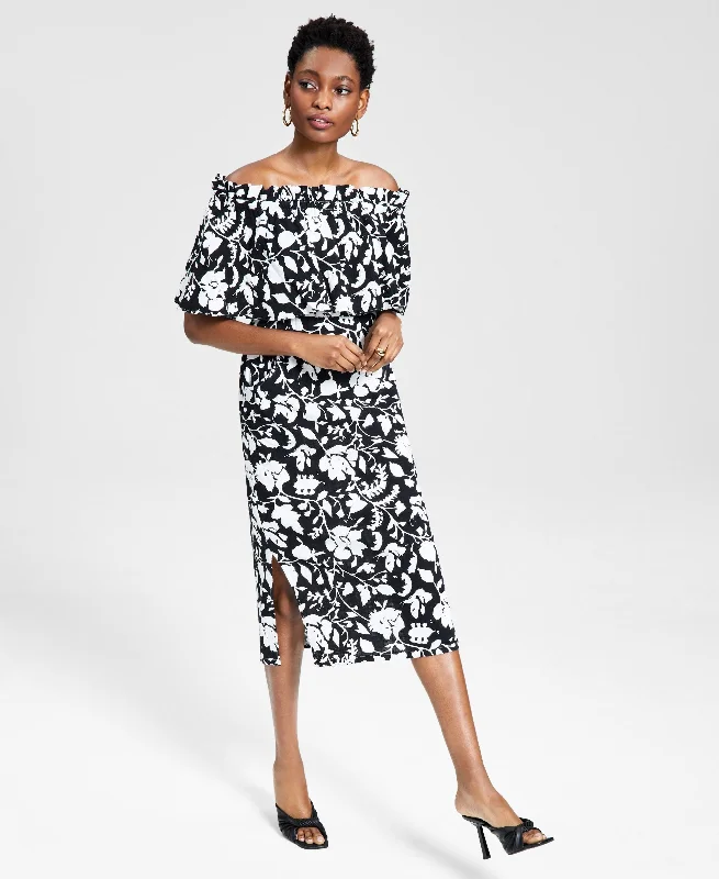 Deal Mania INC International Concepts Floral Print Dress