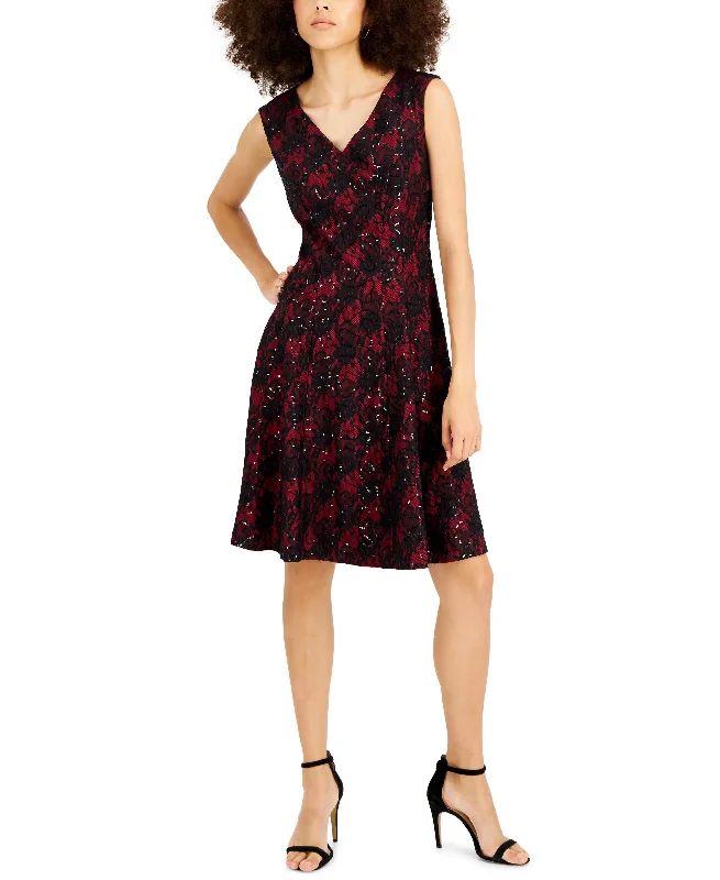 Clearance Sale INC International Concepts Lace Fit & Flare Dress