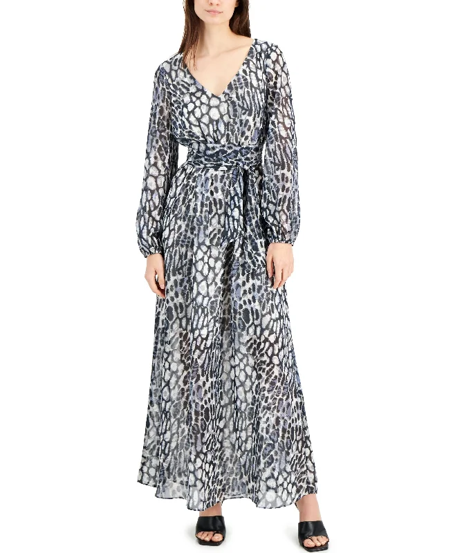 Hurry In INC International Concepts Printed Maxi Dress
