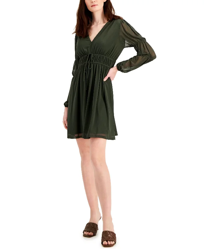 Extra Savings INC International Concepts Solid V Neck Dress