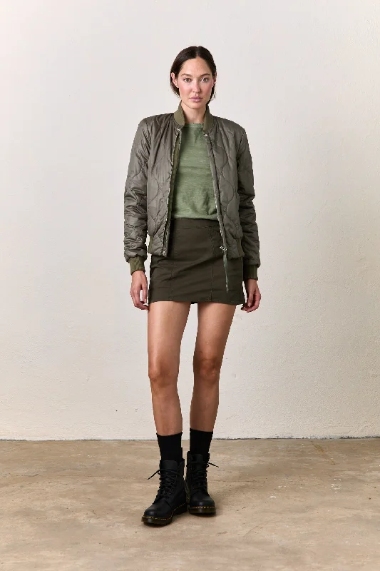 Major Savings JOELLE MINI SKIRT / OLIVE