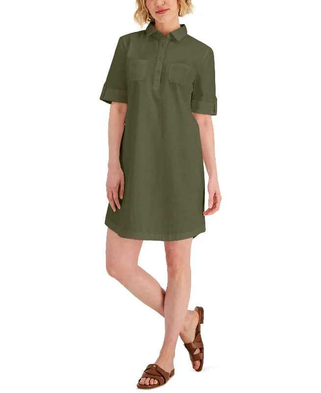 Price Break Karen Scott Womens Cotton Dress
