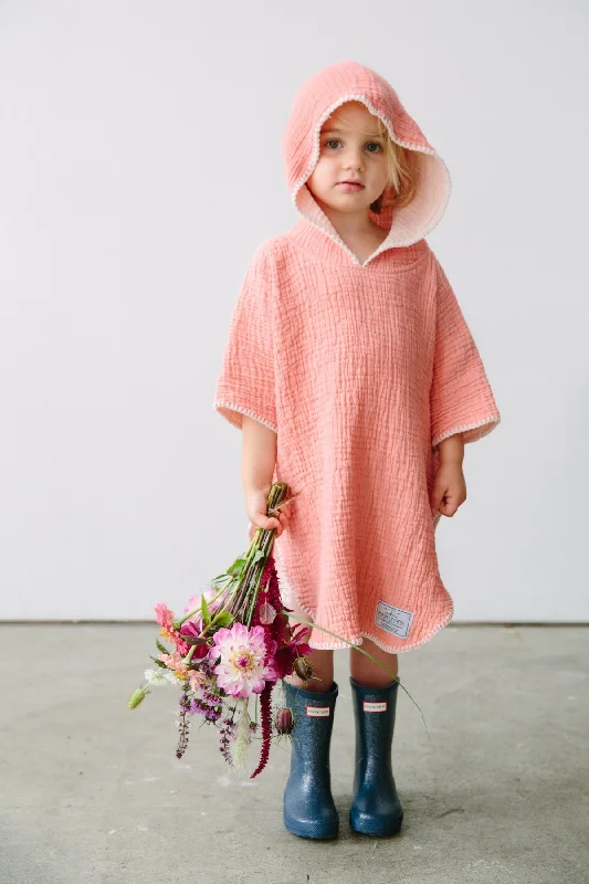 Exclusive Savings Tofino Towel The Pebble Kids Poncho | 12-24 M, 2-6 Y | Coral, Grey, Sage & Charcoal