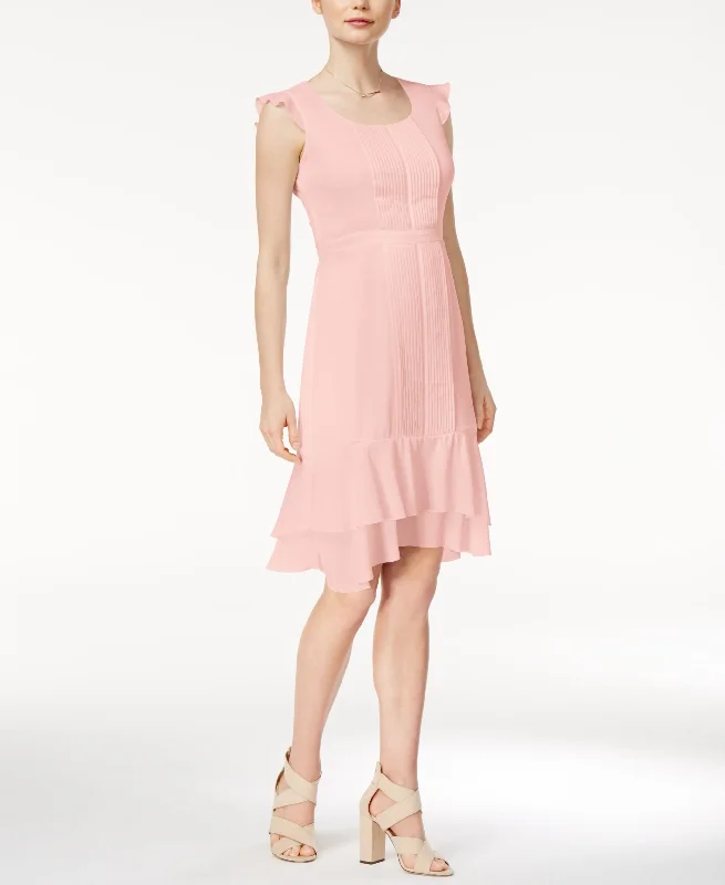 Today’s Deal Maison Jules Pleated Flutter Sleeve Dress
