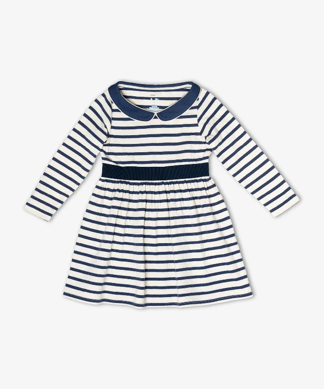 Reduced Prices Marie Clare Dress, Navy Stripe
