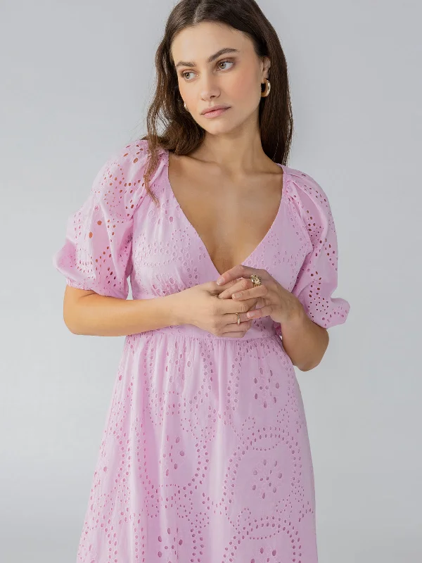 Value Deals Sanctuary Maxi Eyelet Dress | Pink