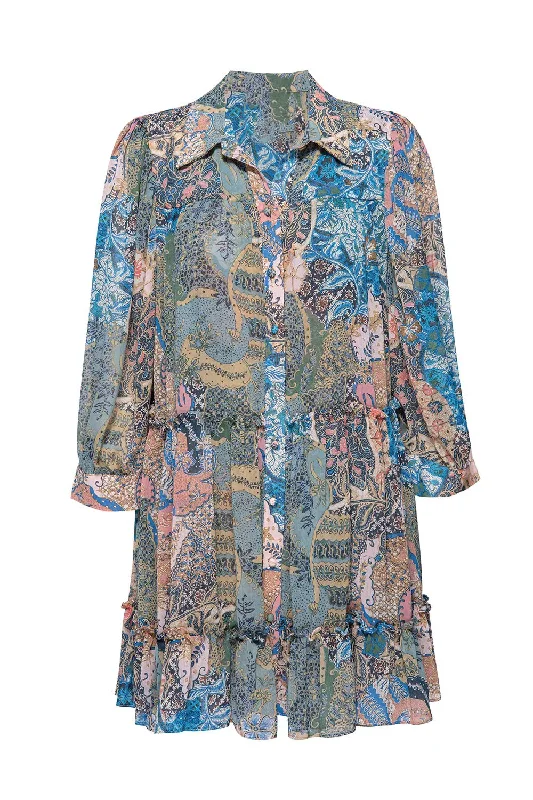 Massive Deals Mita Dress - Patchwork Batik