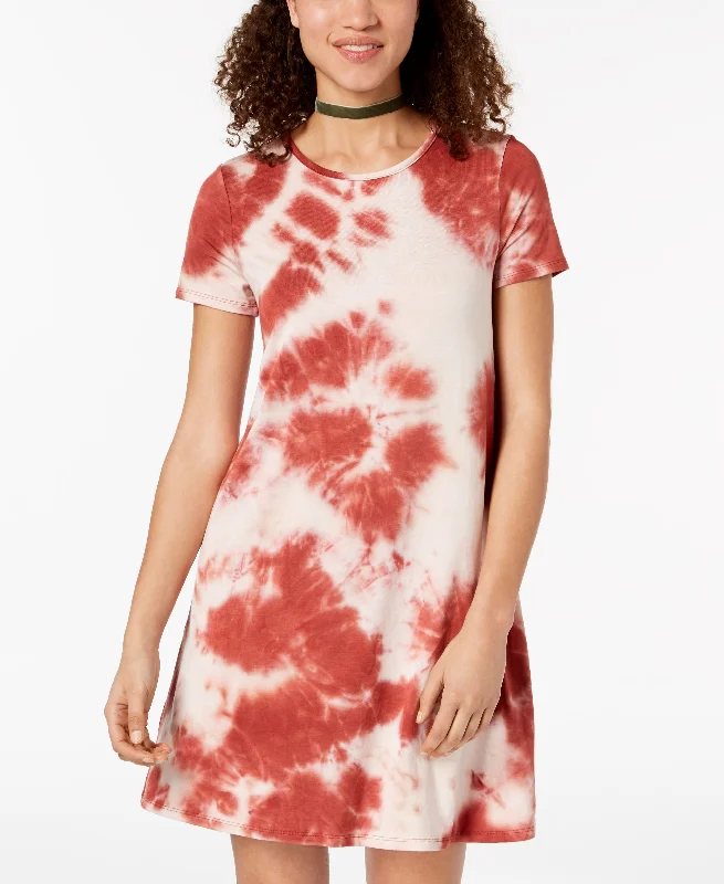 Online Specials One Clothing Juniors Tie Dyed T-Shirt Dress