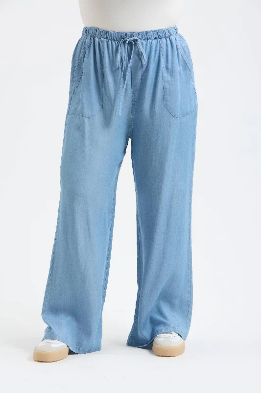 Special Promotion Chambray Pant- Curvy