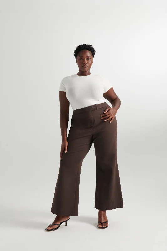 Super Bargain Ponte Dalita Pants - Espresso