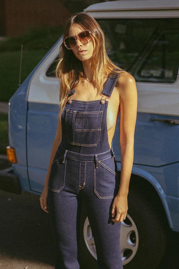 Online Only Porter Blue Bonnie Bib Overalls