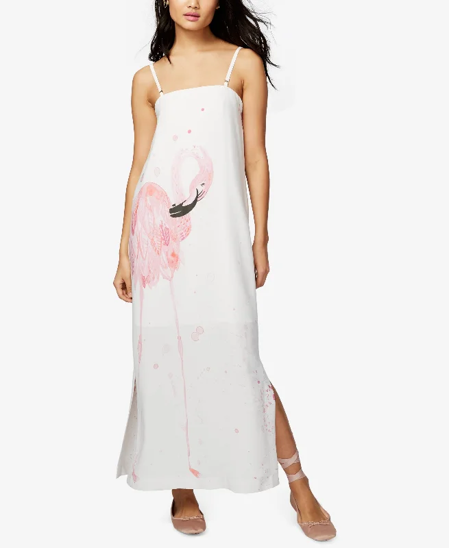 Weekend Deal Rachel Rachel Roy Convertible Flamingo Graphic Maxi Dress