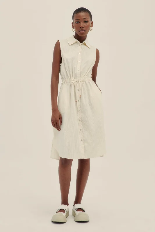 Discount Deals Cotton Poplin Angie Dress Safari