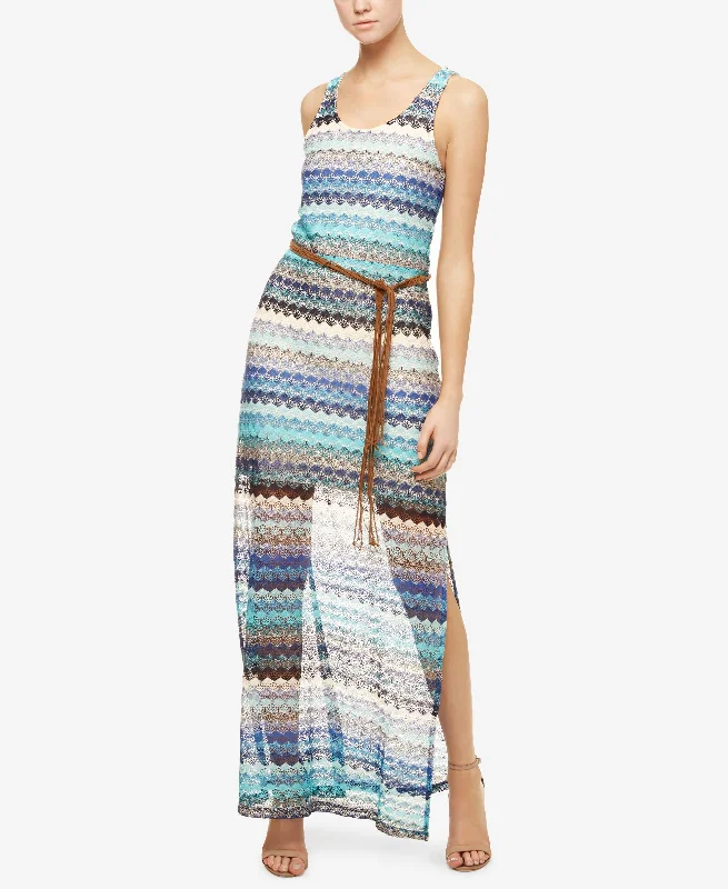 Epic Deals Sanctuary Free Flow Lace Striped Maxi Dress
