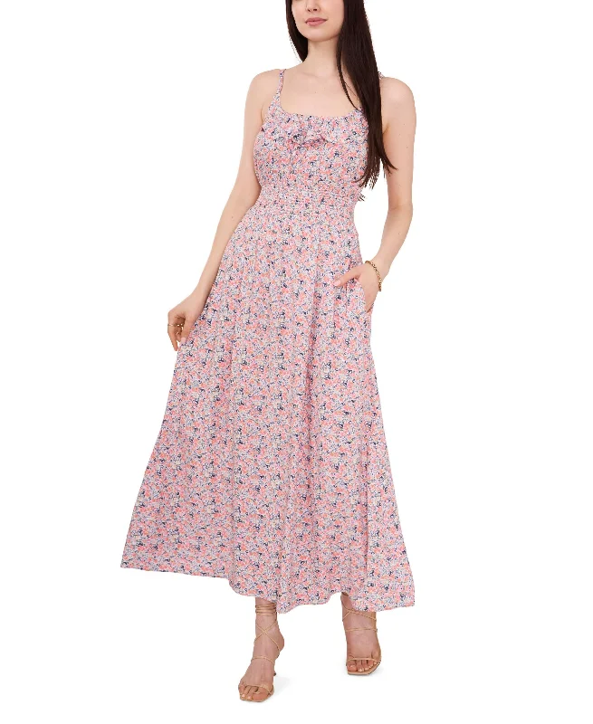 Today’s Special Sleeveless Flounce Maxi Dress