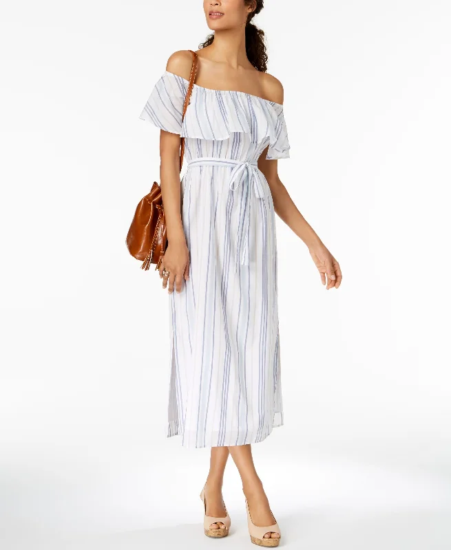 Take Advantage Style & Co Cotton Off The Shoulder Dress