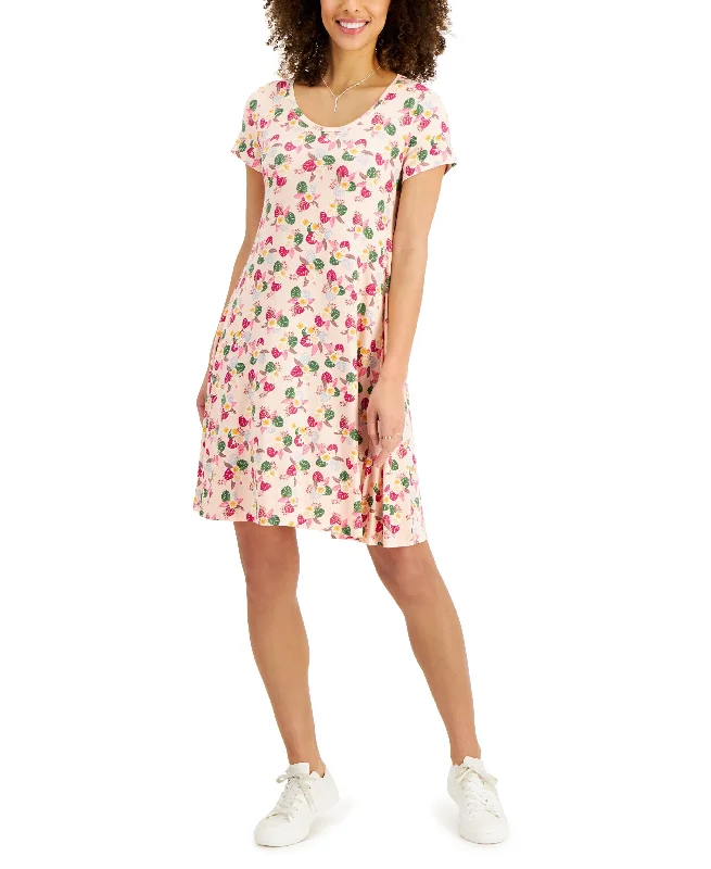 Referral Discount Style & Co Floral Print Flip Flop Dress