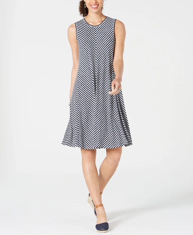 Special Price Striped Swing Dress