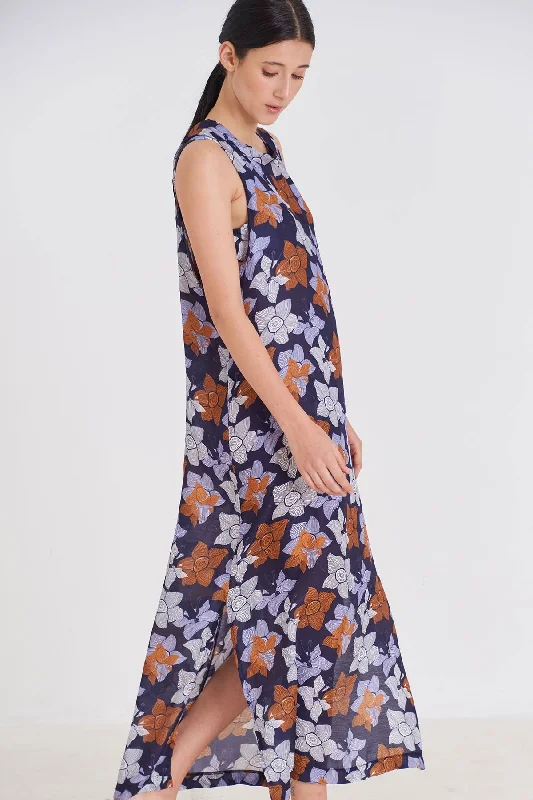 Midnight Madness Silk Tee Dress