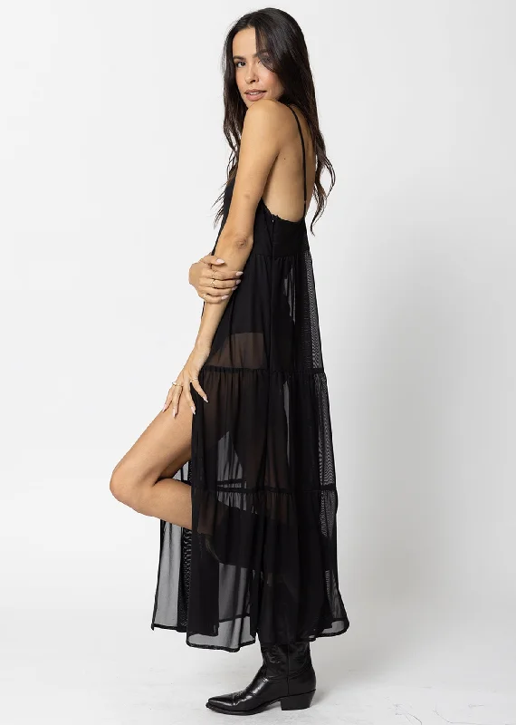 Discount Extravaganza MESH TRY ME MAXI DRESS