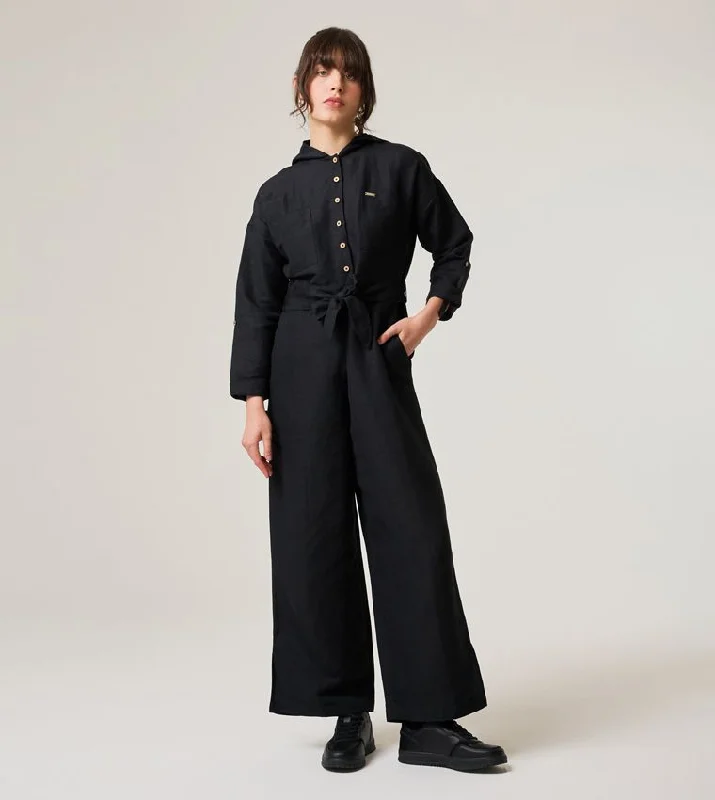 Can't Miss F5 WIDE LEG HOODED JUMPSUIT