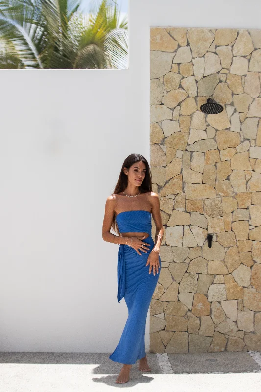 Exclusive Access WIDE RIB BAJA NIGHTS CUT OUT DRESS